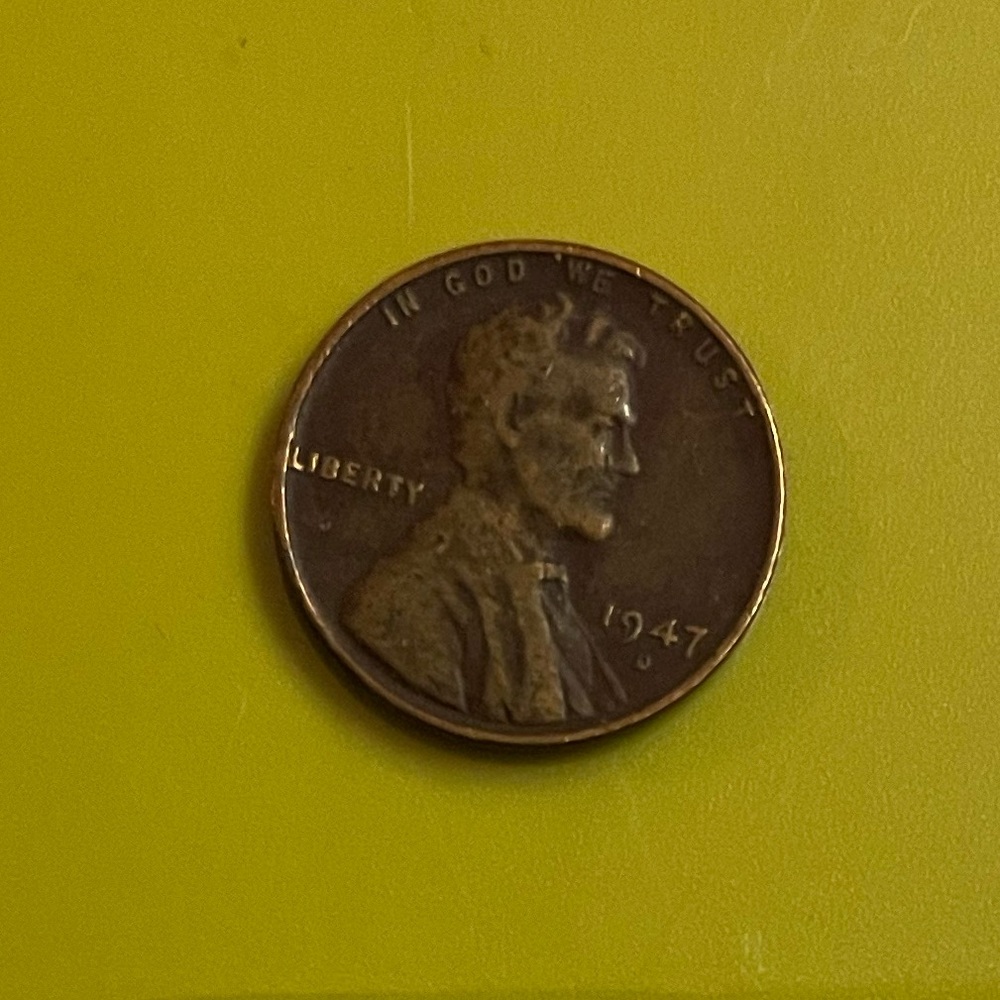 1947 D Lincoln Wheat Penny Cent
